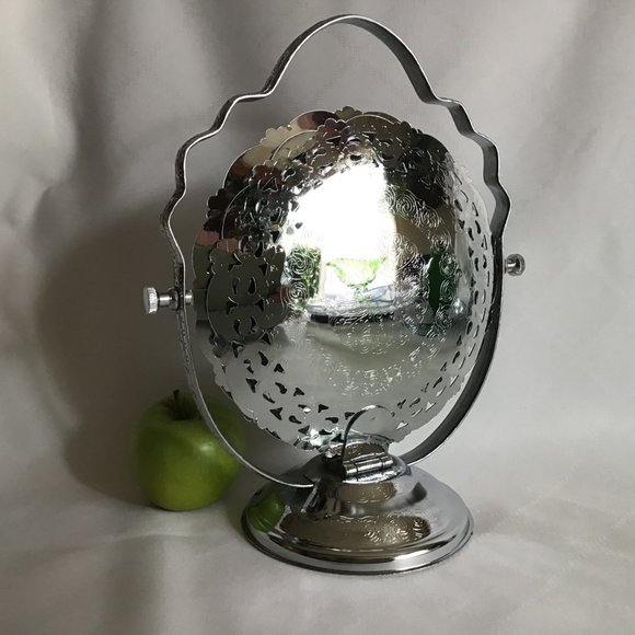 Vintage 3 Tier Folding Metal Server Party Tray - Picture 2 of 7